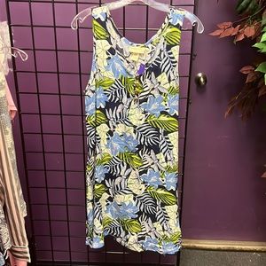 💜Water Lily Blue Sundress M